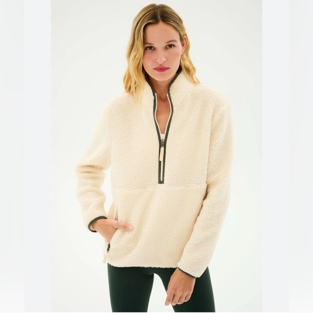 Splits59 Libby 1/2 Zip Fleece - Cream